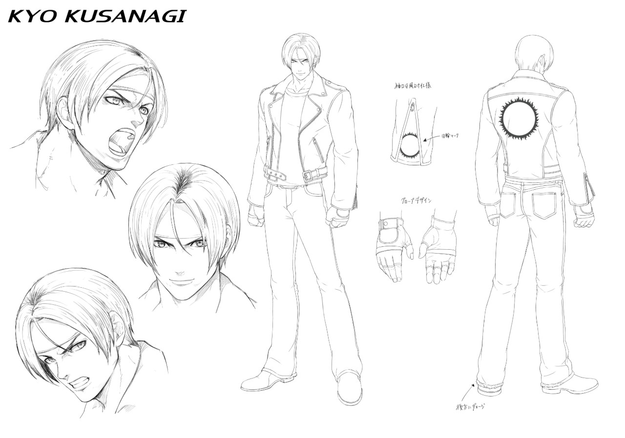 Character Design_KYO KUSANAGI